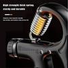 Upgraded Adjustable Grip Strengthener, Heavy-Duty Fitness Hand and Forearm Trainer, 11-220 Lbs Resistance Adjustment, Strength Training Equipment