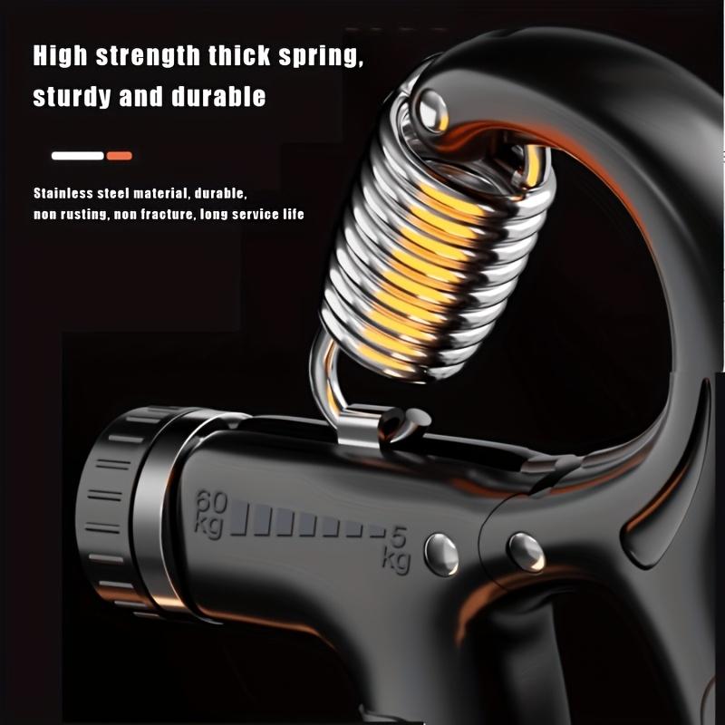 Upgraded Adjustable Grip Strengthener, Heavy-Duty Fitness Hand and Forearm Trainer, 11-220 Lbs Resistance Adjustment, Strength Training Equipment