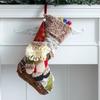 Christmas Stockings Large Xmas Gift Bags Fireplace Decoration Christmas Socks New Year Candy Holder Christmas Decor for Home