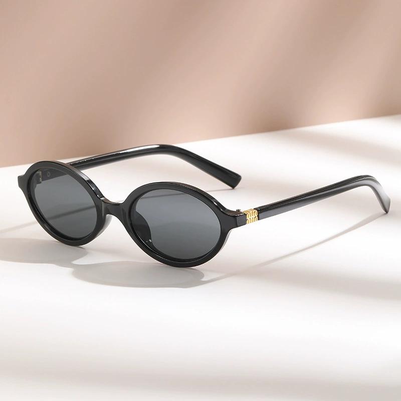 Sexy Small Oval Leopard Sunglasses Women Lovely Ins No Makeup Plain Glasses Frame Men Eyewear Cute Decorative Computer Glasses