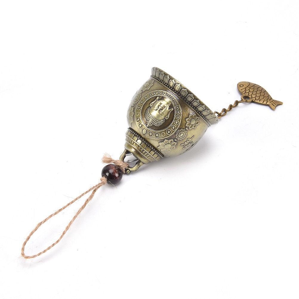 Bronze Wind Chime Bell living room Blessing Feng Shui Fortune Car Accessories