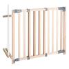 ROBA Safety Up Baby Safety Gate for Stairs - Width from 93.5 To 120.5 Cm - Natural Wood