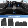 LUCKEASY for Tesla Model Y Juniper/Launch 2025 Car Floor Mats Protective Pad Car Accessories Waterproof Cargo Liner Trunk Mat