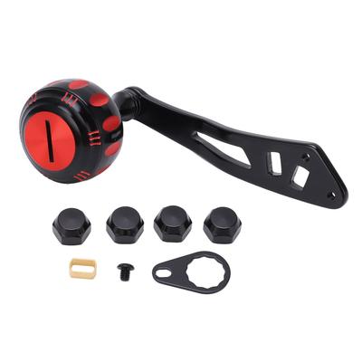 Fishing Reel Handle Metal Power Handle Knob Grip Replacement with Assembly Parts for Baitcasting Drum Reel