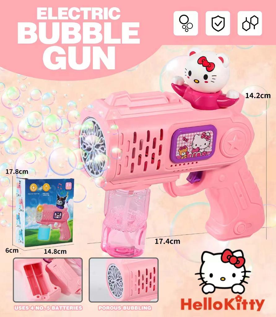Children Bubble Gun Toy Stitch Fully Automatic Bubble Machine Bubbles Gun Outdoor sand Game Fantasy Toy for Boys Girls Gift