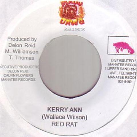 

7inch Record RED RAT - Kerry Ann none Mad Dawgs 2000 Jamaica Reggae, Ska & Dub