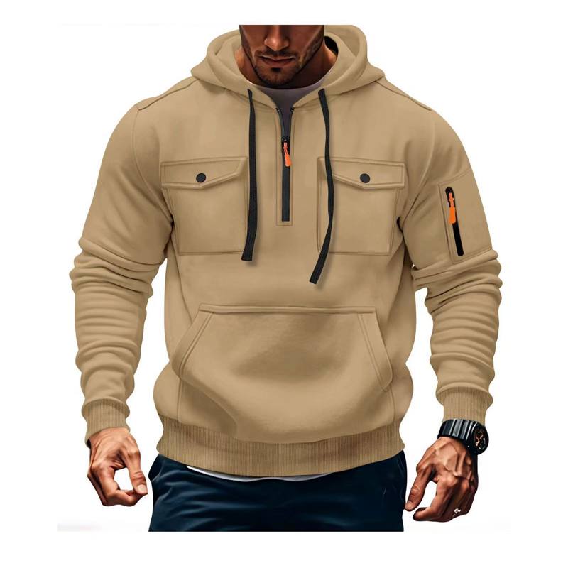 Hoodie Pullover Casual Sports Long Sleeve Sweater Loose Men Clothing