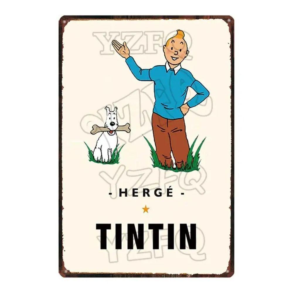 Retro Anime Metal Tin Sign Wall Art 20x30cm