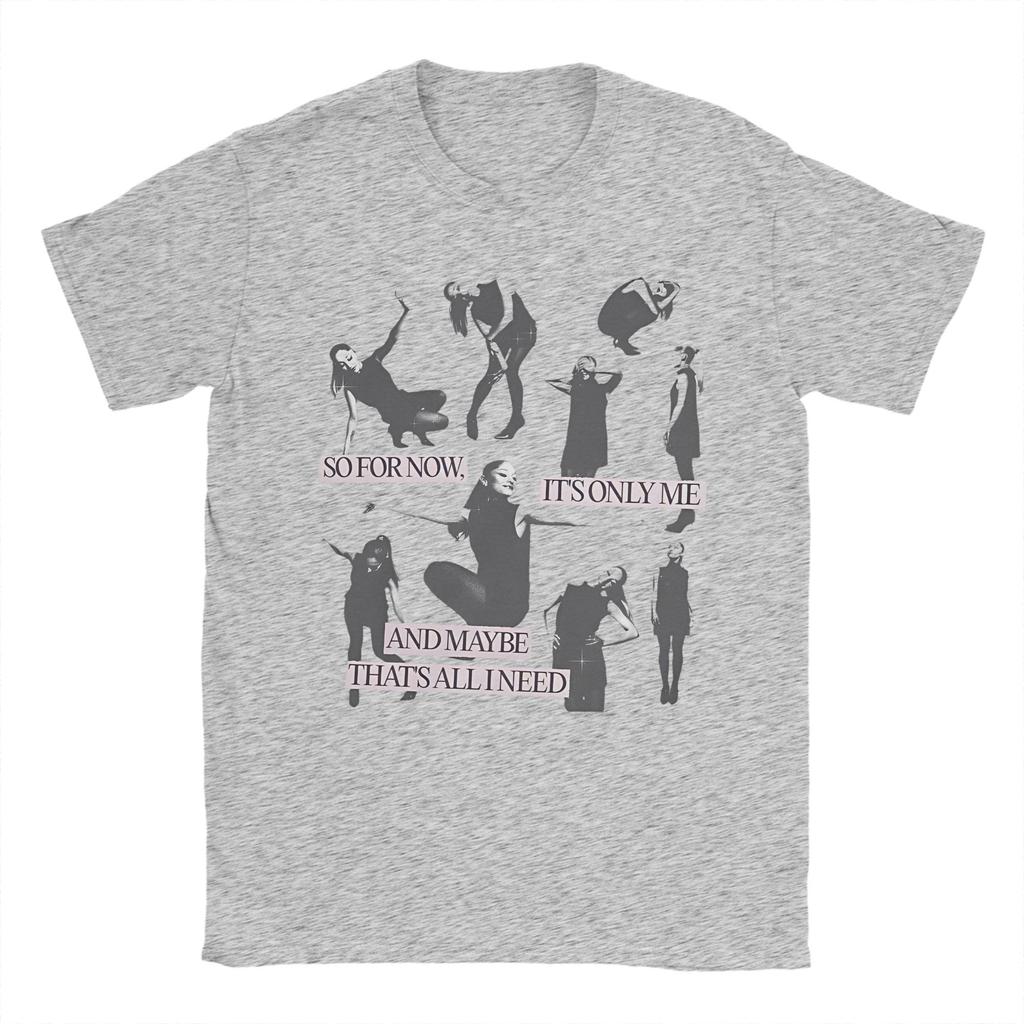 Ariana Grande Music Singer Album T Shirt Summer 100% Cotton T-Shirts For Man Novelty Print Tee Shirt Short-Sleeved Awesome Tops