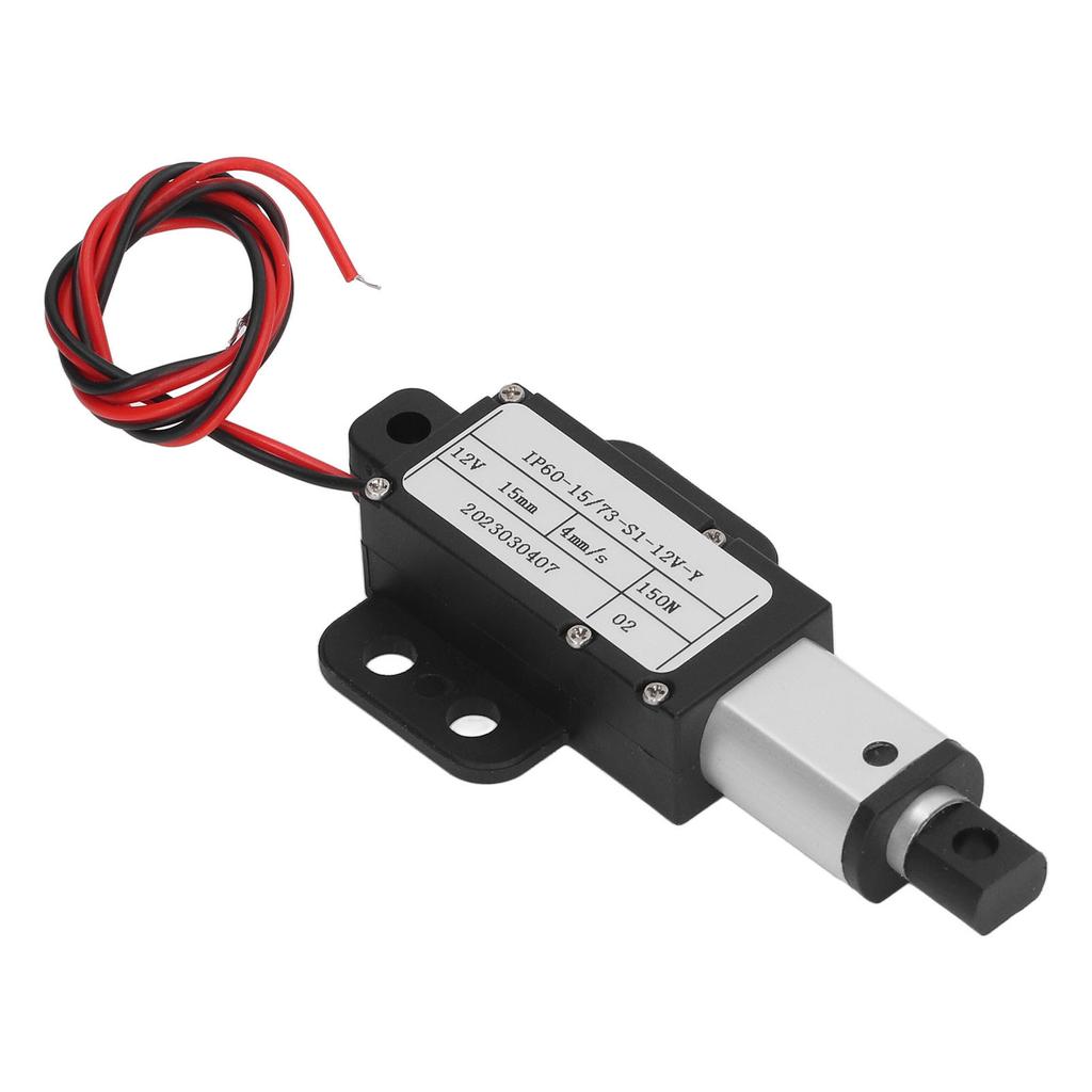 Electric Micro Linear Actuator 150N Aluminum Alloy 15mm Stroke Mini Motion Actuator for Industry 12V IP60YR