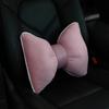 Bow Car Headrest Neck Pillow Universal Summer Fashion Car Headrest  for Women Girls