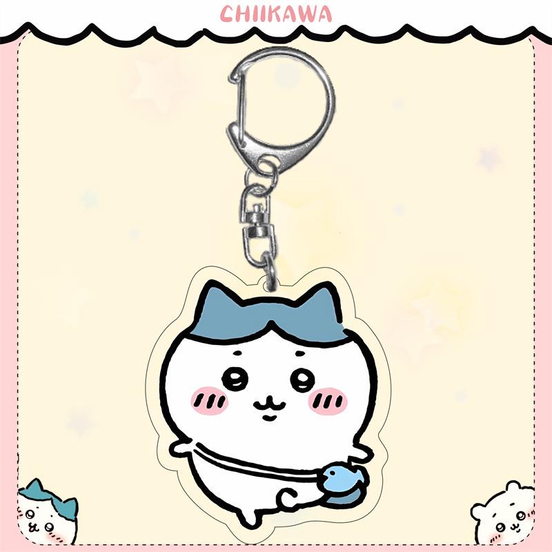 Kiiroitori Usagi Hachi Double-Sided Acrylic Pendant Keychain