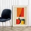 Plakat bauhaus abstrakcja
