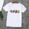 Summer Fashion Unisex T-shirt Cute Los Super Zings Series 4 Cartoon Kids T-Shirts Short Sleeve Print Boys Girls Tops,ooo5358