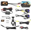Waterproof Dual-Recording 720P HD Motorcycle Dash Cam with Front & Rear Cameras
