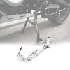 Artistic Creative Motorcycle Kickstands Quirky Alloy Stand For Home Decoration Silver