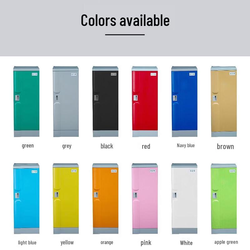 Shiyi ABS Plastic Waterproof Single Door Locker