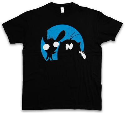 REN “J” T-SHIRT – Stimpy & and Figures