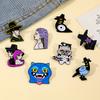 KPop Demon Hunters Cartoon Character Enamel Pins - Jinu Lumi Zoey Derpy Tiger Designs Alloy Brooch Lapel Badge Jewelry for Fans
