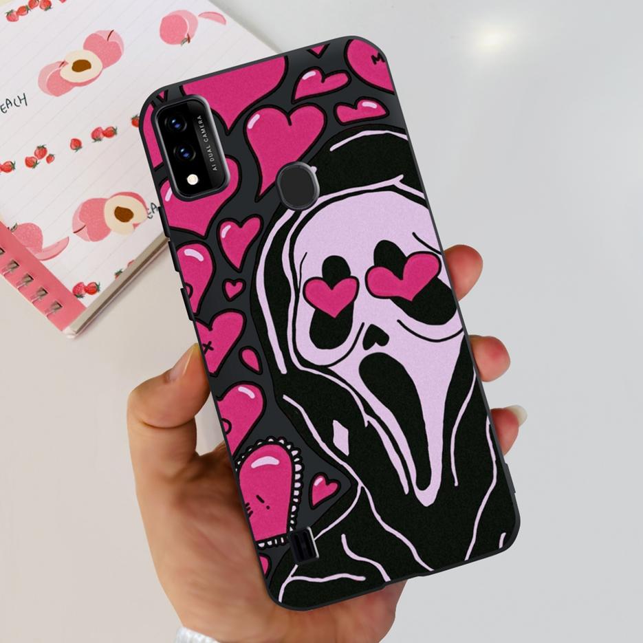 For ZTE Blade A51 A71 Case New Fashion Painted Back Cover Shockproof Phone Case For ZTE Blade A71 A7030 BladeA51 Soft TPU Fundas