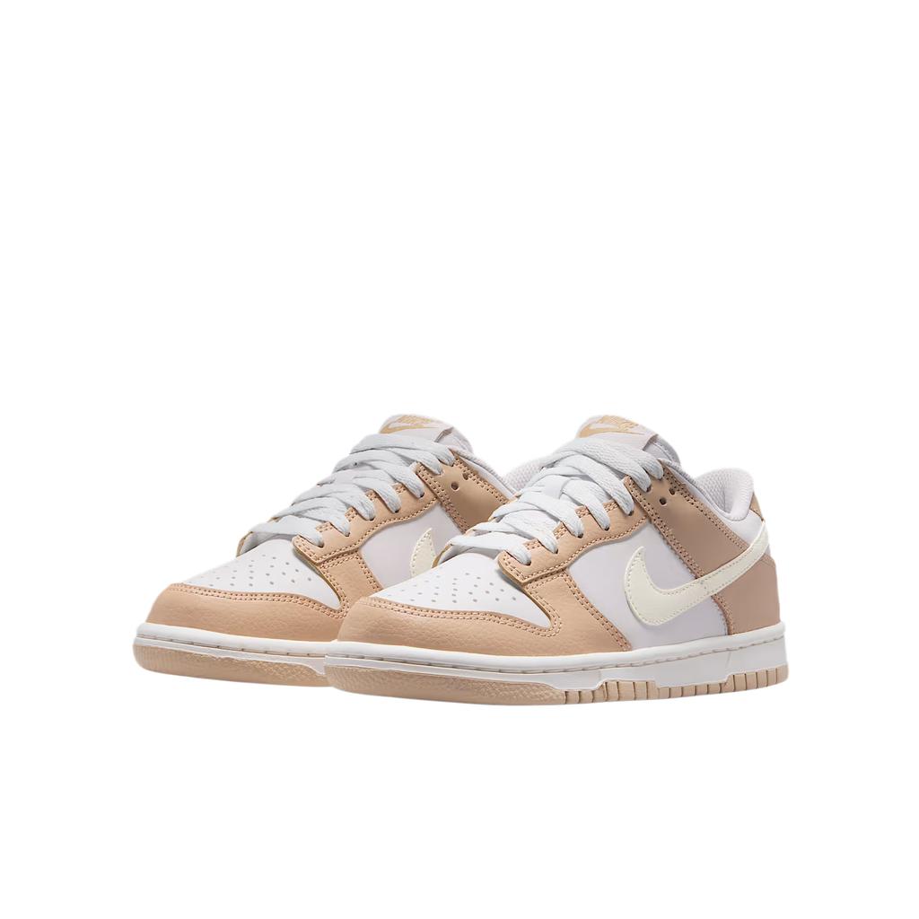 Nike Synthetic Leather Dunk Low Patchwork Retro Cushioning Low-Top Kids Skate Shoes Unisex Sneaker IQ0804-200