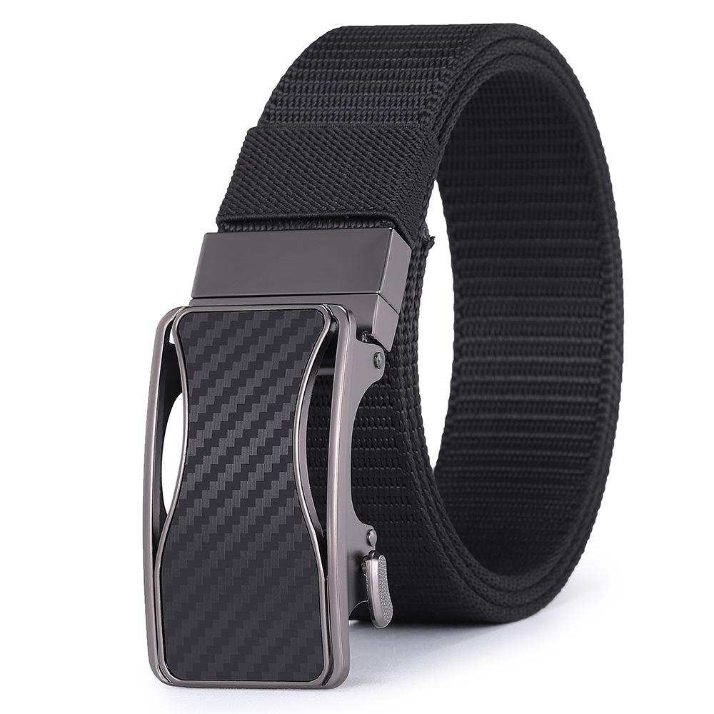 Rotatable Buckle Nylon Woven Men’s Designer Belts Casual Versatile Belt Alloy Buckle Canvas Tactical Belt Men Waist Belt Luxury