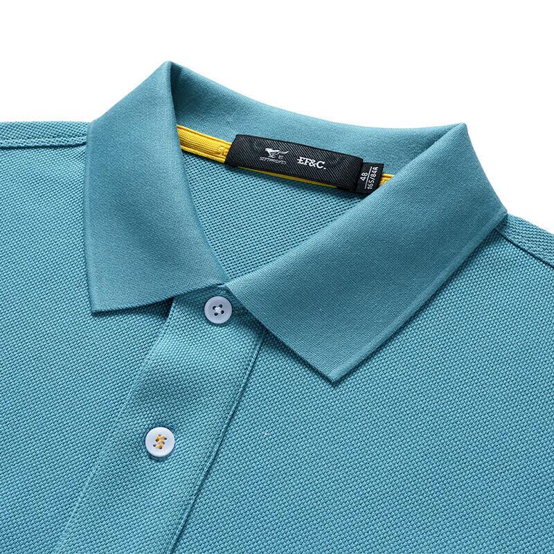 Seven Wolves Men's 100% Cotton Long-Sleeve Polo Shirt