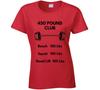 450 Pound Club Ladies T Shirt