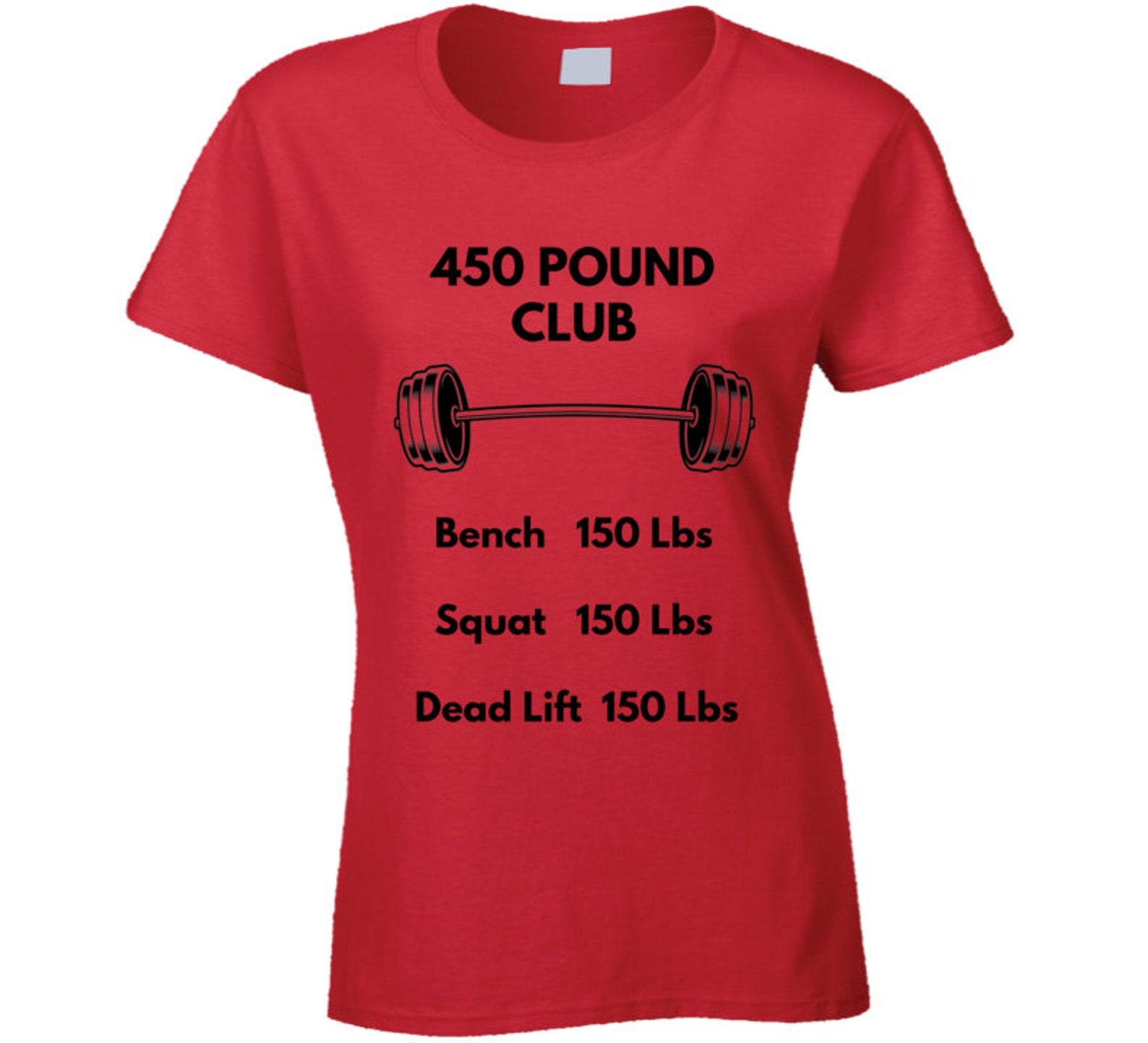 450 Pound Club Ladies T Shirt 3XL