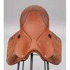 Leather Dressage Double Flap Saddle with Changeable Gullets – Elegant Cantle Design