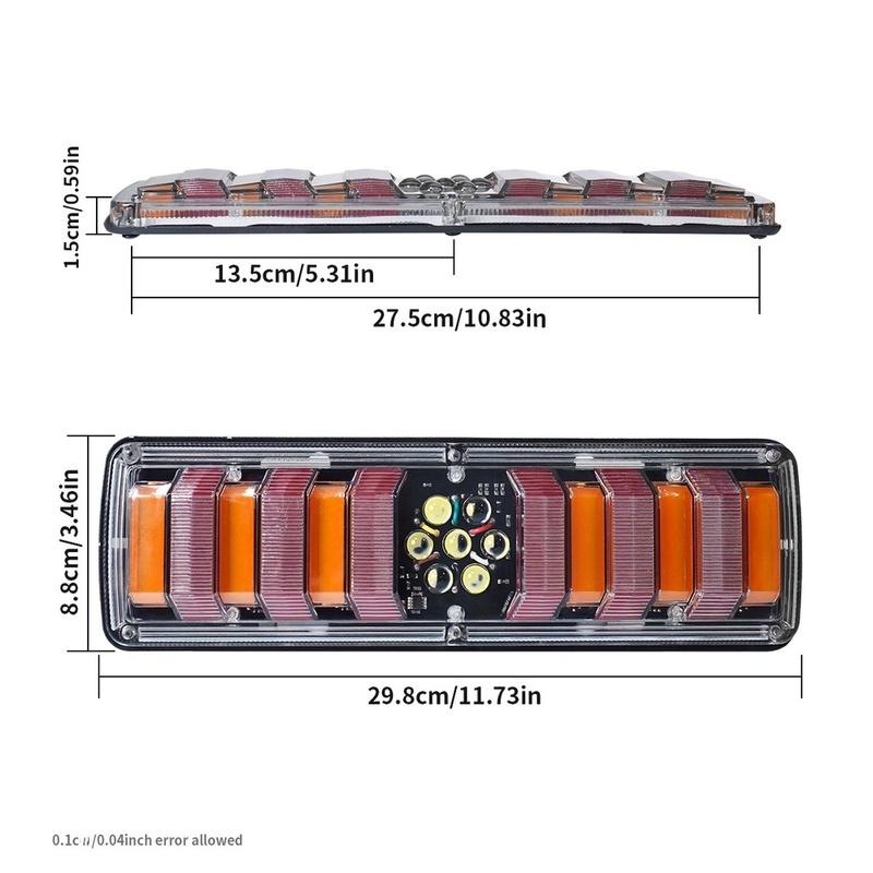 12V 24V LED Truck Tail Light High Brightness Rear Lamp Mulfunctions Reversing Lighting Brake Stop Lamp Lights For Trailer Car