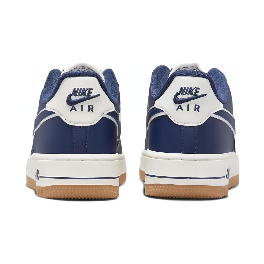 Nike Air Force 1 LV8 3 GS College Pack - Midnight Navy Kinder Sneakers Blue Sail Gum-Medium-Brown DQ5972-101