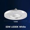 Bombilla LED de Techo E27 6500K Blanco Frío, Lámpara Super Brillante con Diseño de Cristal, Protección Ocular Sin Parpadeo 220V para Hogar Dormitorio Sala de Estar