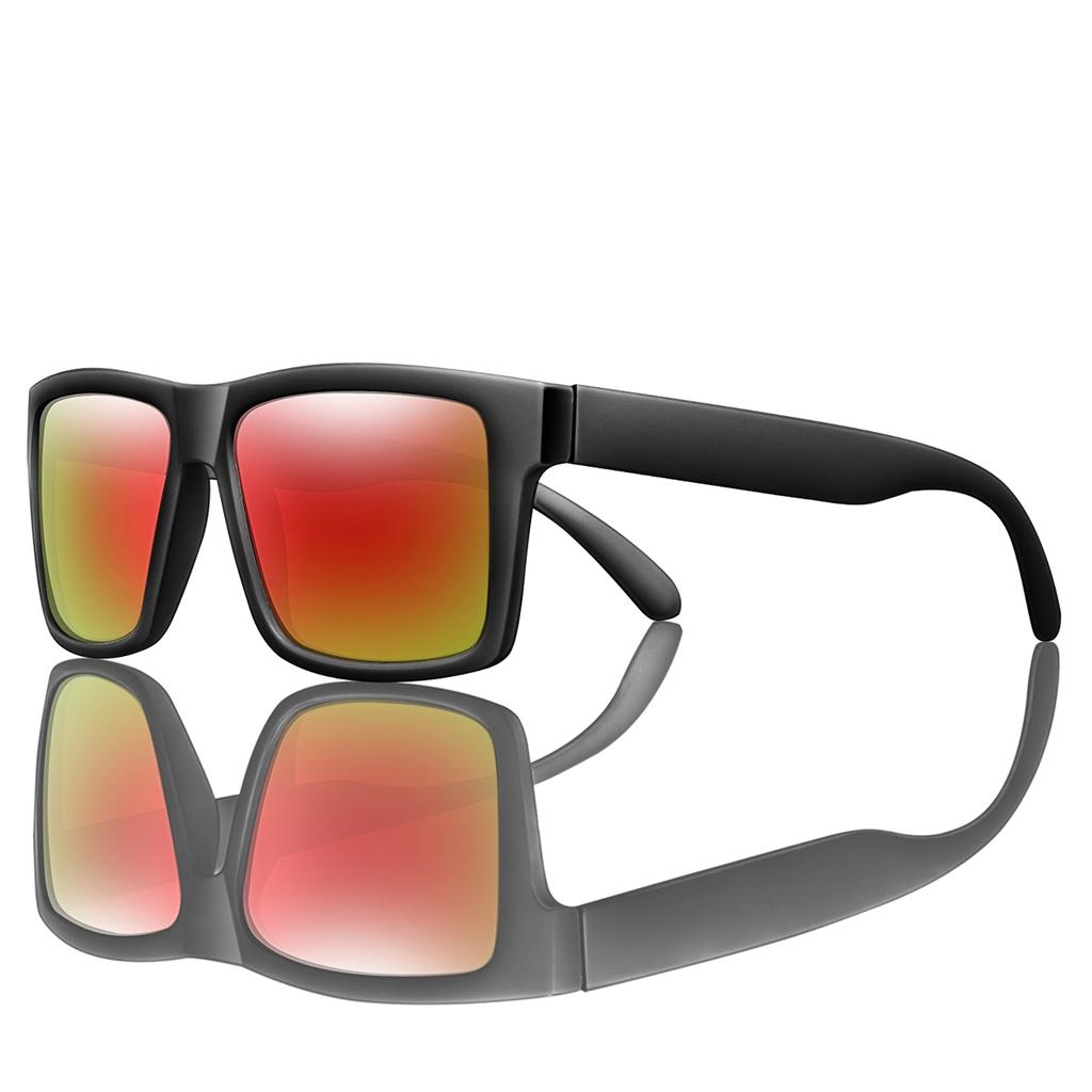Men And Women Sunglasses Classic Square Shades With Uv Protection For Outdoor Cycling Fishing Driving Colorful Lens