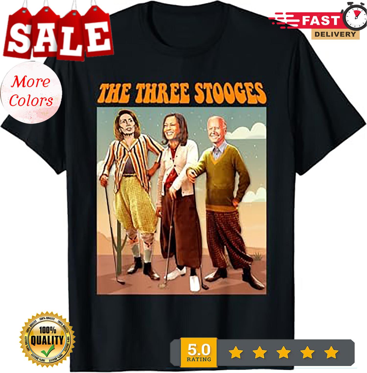 Funny Anti Joe iden Harris Pelosi Giggles Anti Democrat T-Shirt XXXXL