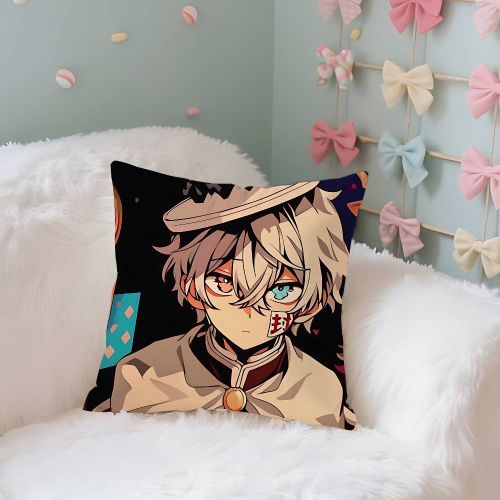 Anime BBungo StrayDogsS Cute Case Plush Fabric Soft Pillowcase Double Sided Print Cushion Cover Household Gifts