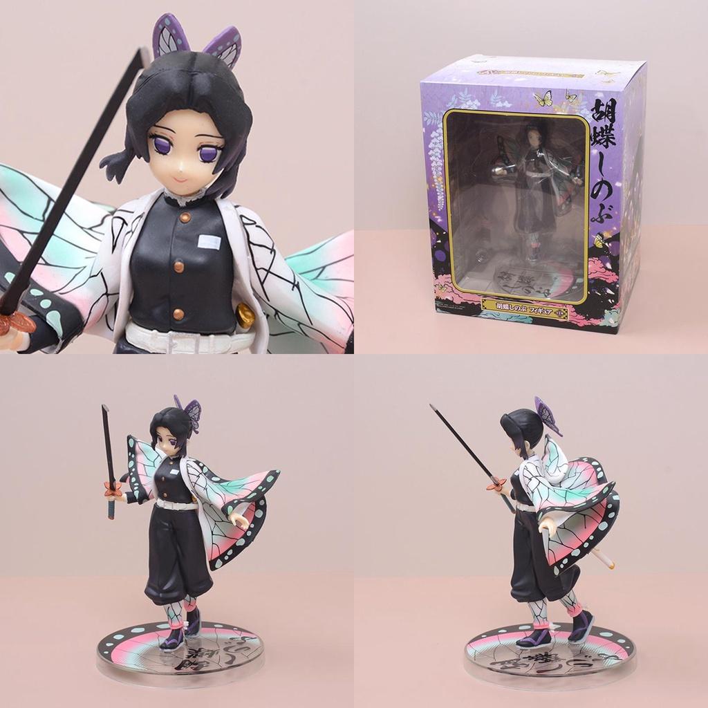 17.5cm Kochou Shinobu Demon Slayer Pvc Action Figure Collectible Cake Topper