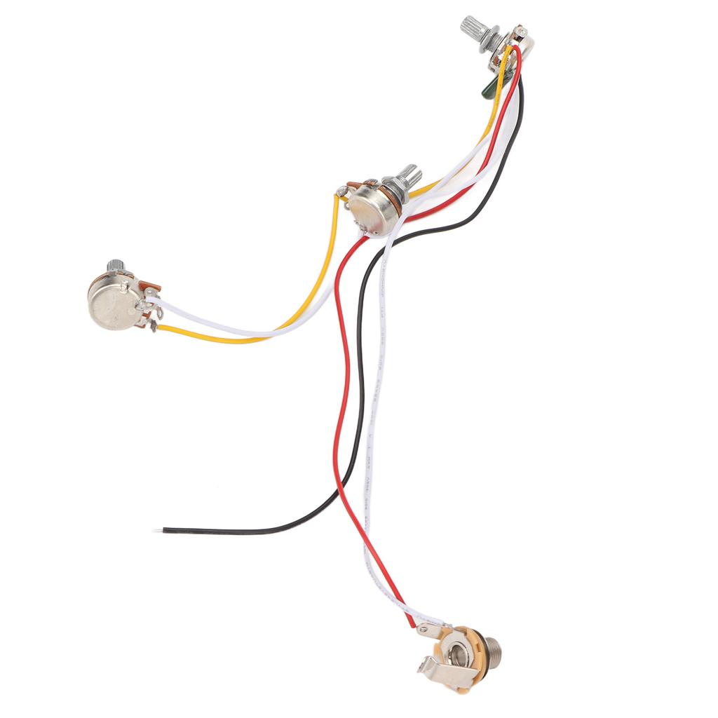 Electric Guitar Wiring Harness Noise Reduction 3 Way B250K A250K Prewired Bass Wiring Harness Kit