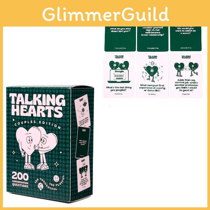 Engaging English Version Talking Hearts Strategy Card Game For Social Gatherings And Family Fun