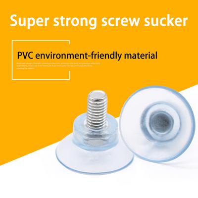 5 Stück M6/M8 Schraube Gummi Saugnapf Transparent Sucker Kunststoff Haken