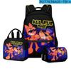 Detective Dog Man Student School Bag Backpack Lunch Bag Pencil Bag Three-Piece Set