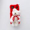 Half-wrapped Z Flip 3 Phone Cover Folding Phone Case Z Flip 4 Bear Phone Case  Girls Gift