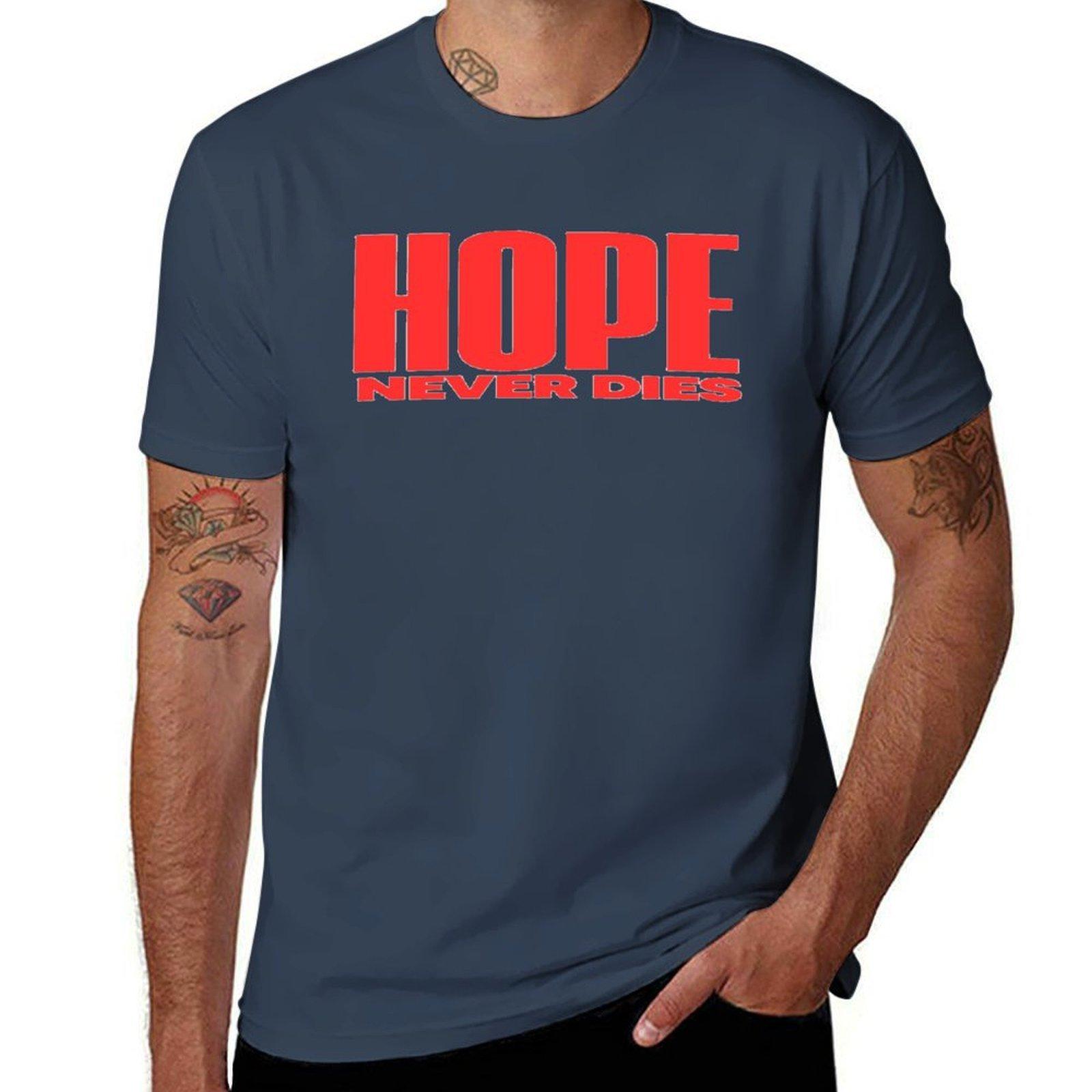 Hope Never Dies Tshirt Basic Casual Short Sleeve Cotton Shirt S
