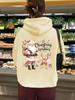 Autumn & Winter Women's Hooded Fleece Lined Sweatshirt with Kangaroo Pocket & Christmas Print