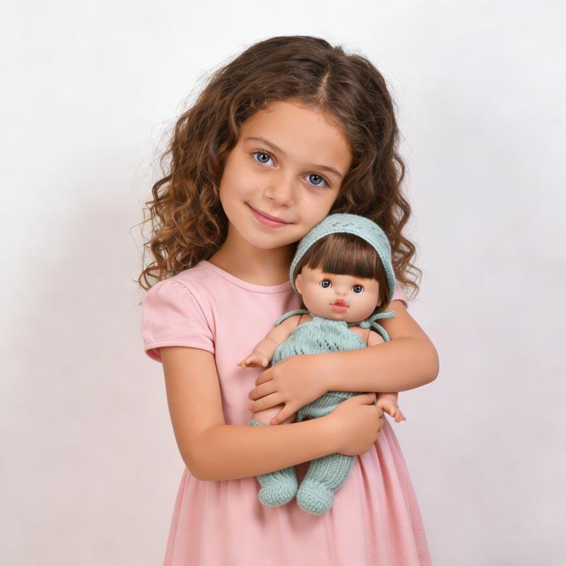 13.39 Inch Reborn Sleeping Dolls 34cm Cute Toys Soft and Full Vinyl Dolls Cute Reborn Baby Doll For Birthday Gift Dolls Toys
