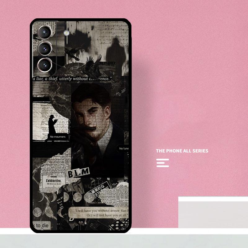 

Shadow and Bone Kaz Brekker Phone Case For Samsung Galaxy S25 S26 Ultra S20 S21 S22 S23 S24 S10 Plus S25 FE Cover Coque Galaxy S24 FE