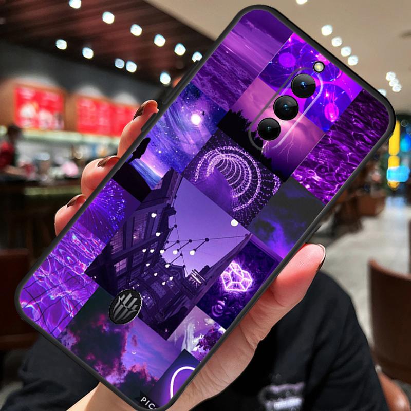 Purple Aesthetic Case For ZTE Nubia Red Magic 10S 10 8 9 8S 9S 11 Pro Plus 5G 6R 6 7 6S 7S Pro 10 Air Cover