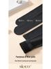 SK553 Women's Gray Slimming Fleece-Lined Stripe Pantyhose - Warm Autumn/Winter Style