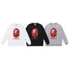 BAPE Ape Head Unisex Bedruckter Hoodie - Trendiger Herbst/Winter Hip Hop Stil