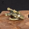 Solid Brass Gorilla Small Statue Office Desk Ornament Decoration Crafts Collection Animal Orangutan Figurine Miniature Toy Gifts